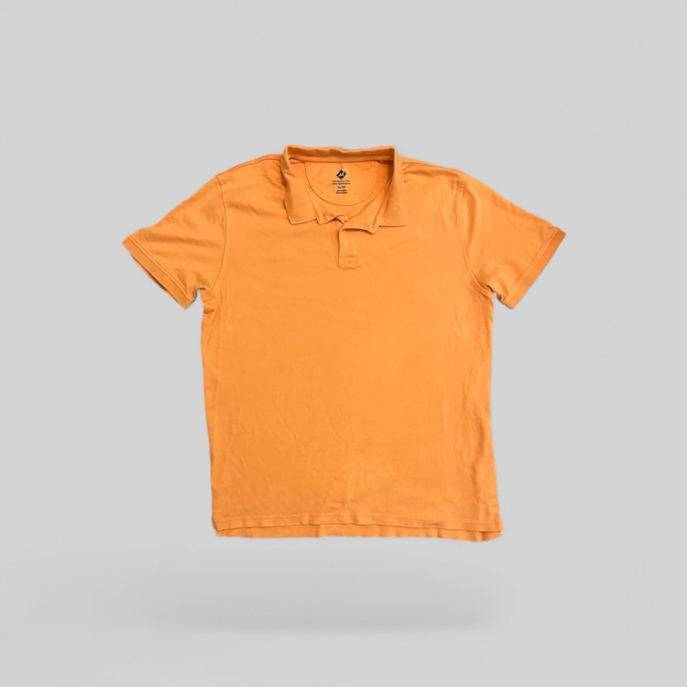 Men’s orange polo